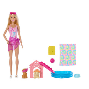 BARBIE PUPPY POOL PARTY LEIKKISETTI