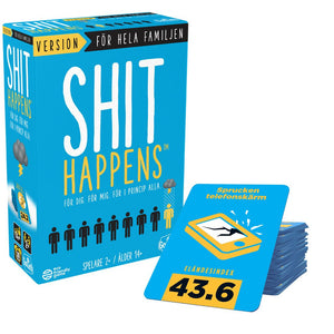 SHIT HAPPENS FAMILY GAME FAMILJESPEL - SVENSKA