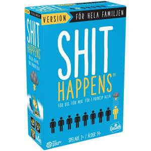 SHIT HAPPENS FAMILY GAME FAMILJESPEL - SVENSKA