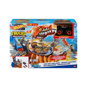 hot wheels monster trucks semi finals shark spin