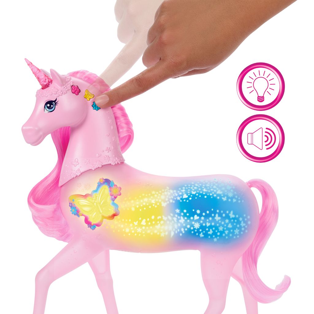 BARBIE YKSISARVINEN ÄÄNILLÄ JA VALOILLA