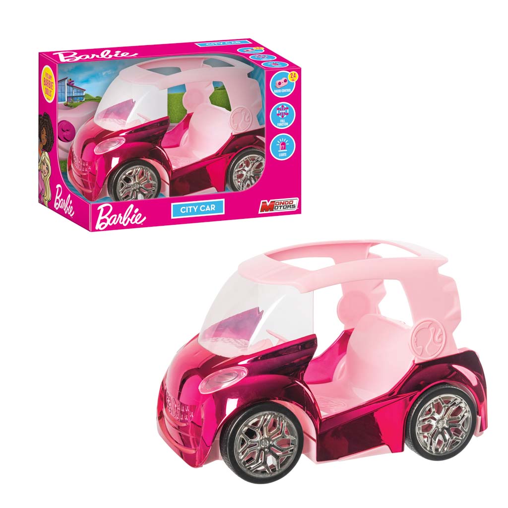 BARBIE CITY CAR RC-AUTO