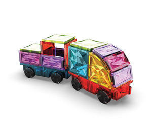 GEOMAG MAGNETIC TILES GEMS VEHICLES RAKENNUSSETTI
