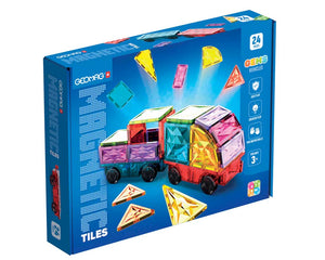 GEOMAG MAGNETIC TILES GEMS VEHICLES RAKENNUSSETTI