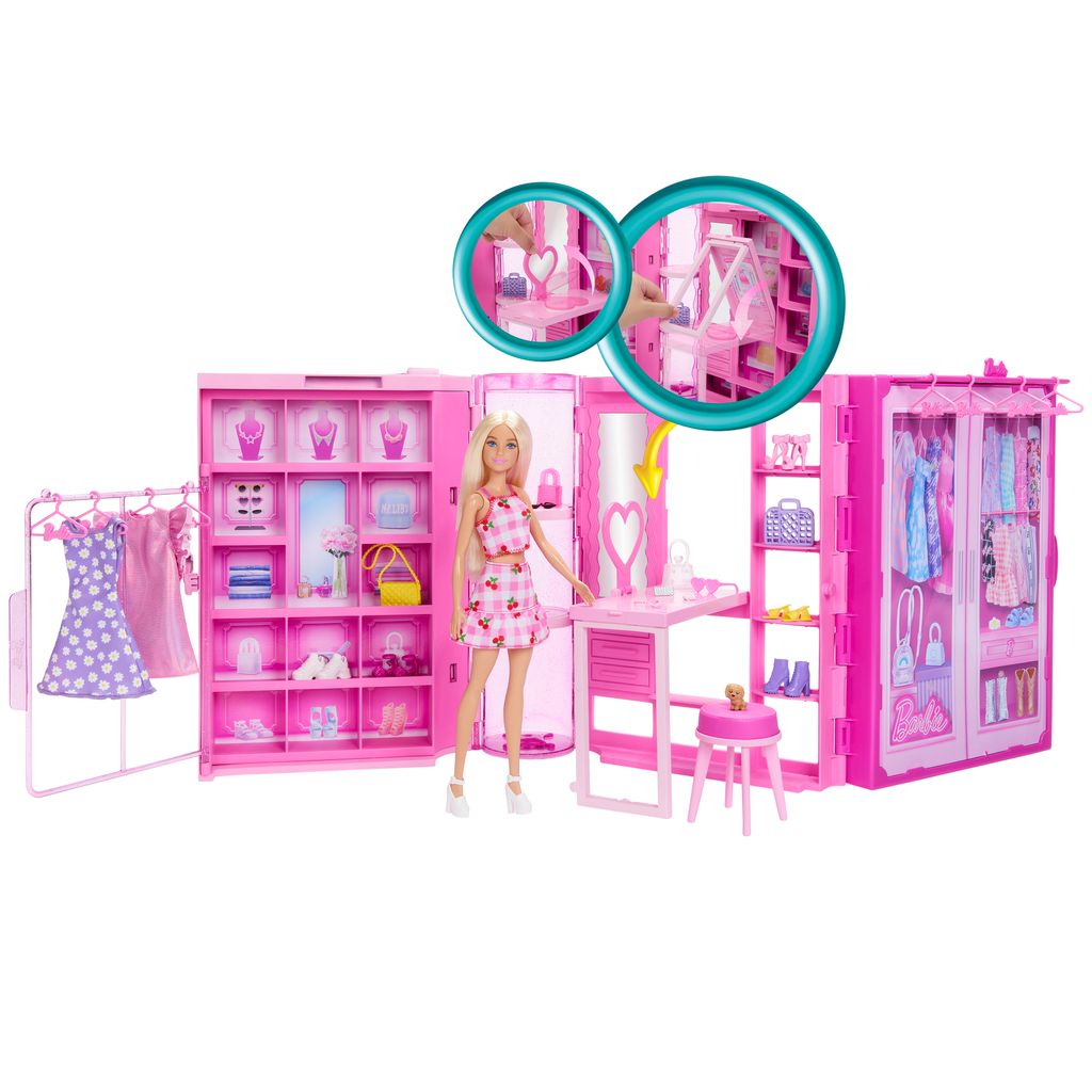 BARBIE FASHION FUN VAATEKAAPPI JA NUKKE