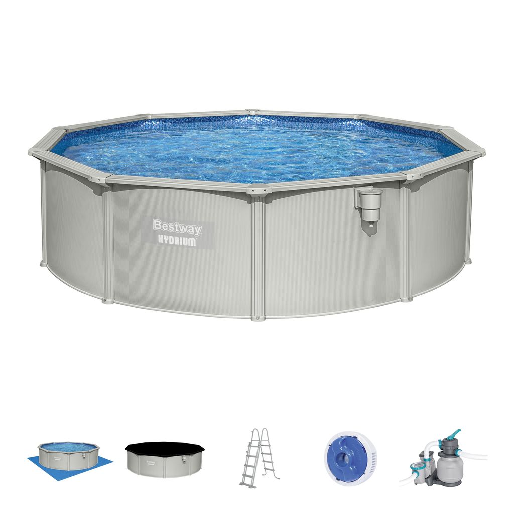 BESTWAY UIMA-ALLAS HYDRIUM STEEL WALL POOL 460 X 120 CM