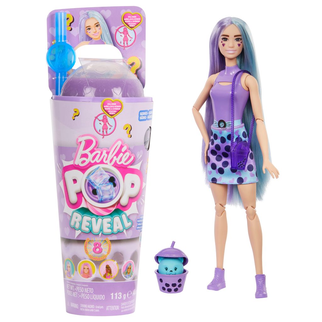BARBIE POP REVEAL BOBA SERIES - TARO MILK