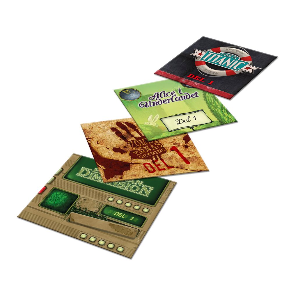 ESCAPE ROOM PAKOHUONEPELI RED - RUOTSINKIELINEN