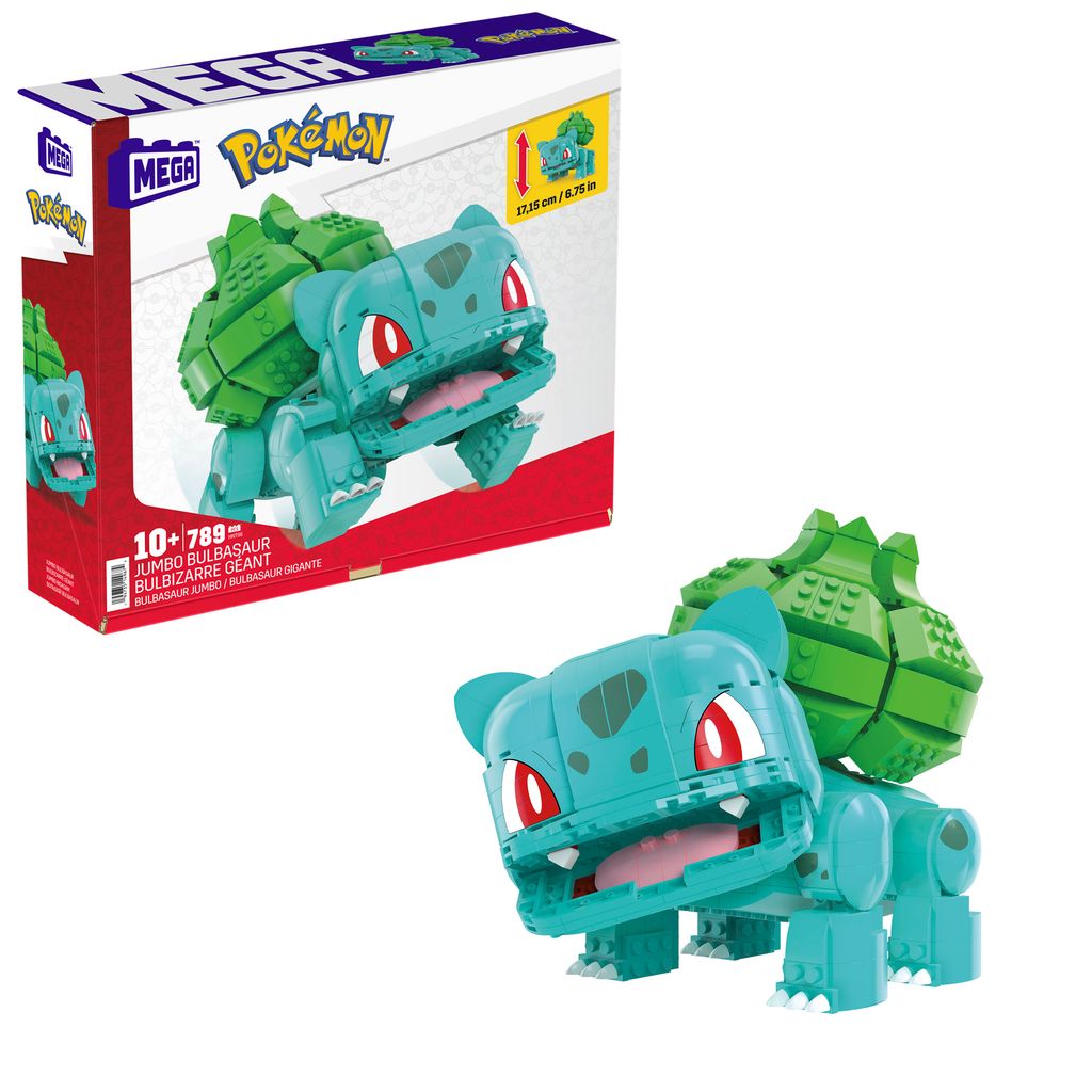 MEGA POKÉMON JUMBO BULBASAUR RAKENNUSSETTI