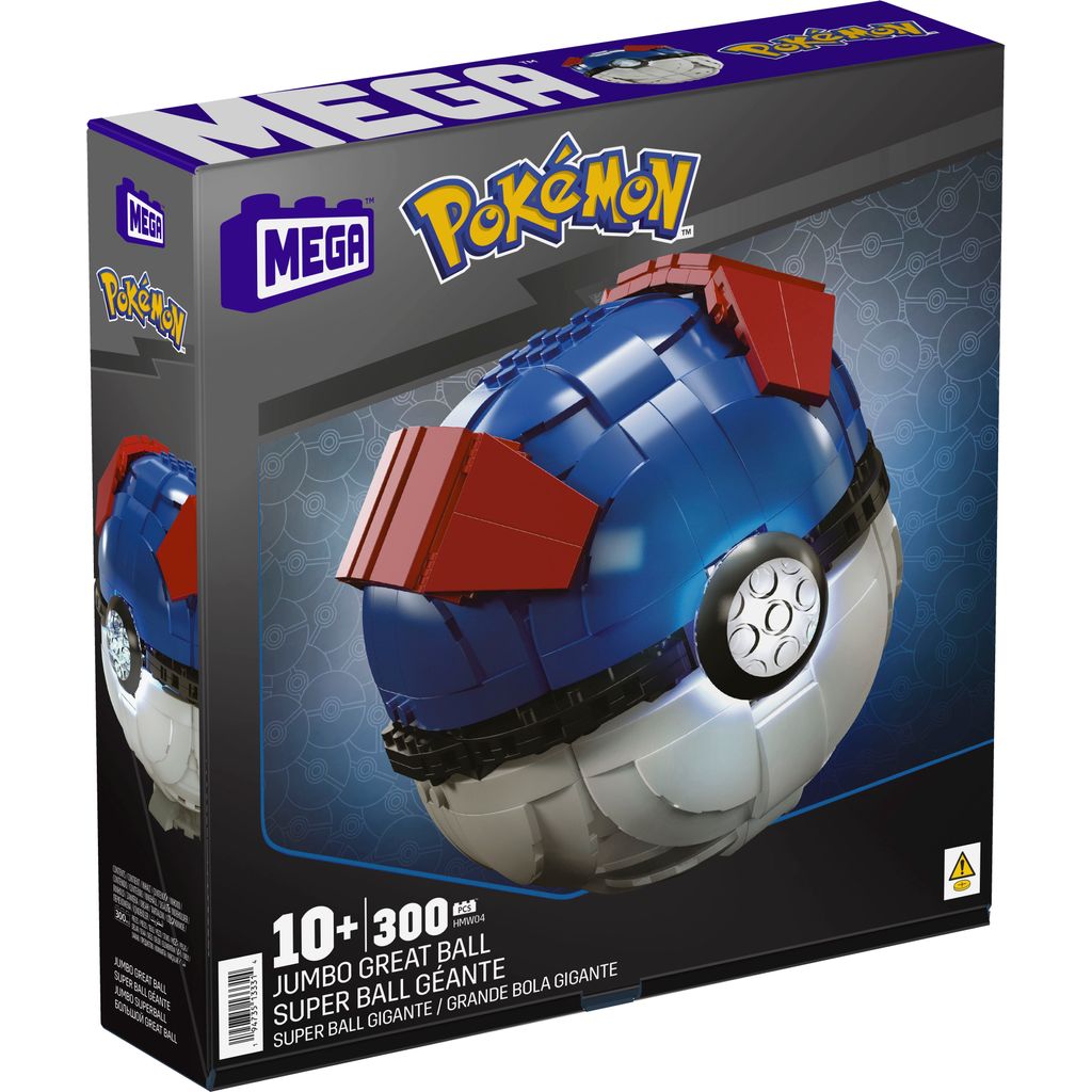 MEGA POKÉMON JUMBO GREAT BALL RAKENNUSSETTI