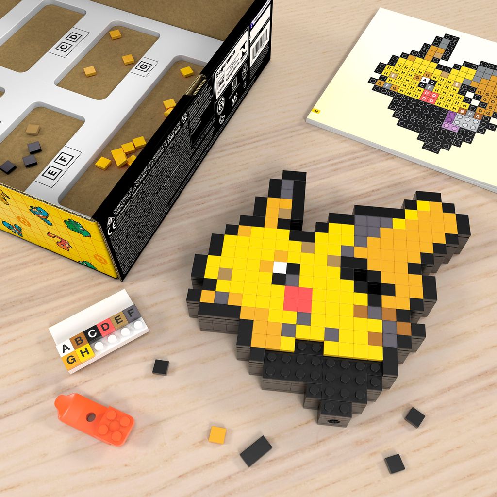 MEGA POKÉMON PIXEL ART PIKACHU -RAKENNUSSARJA
