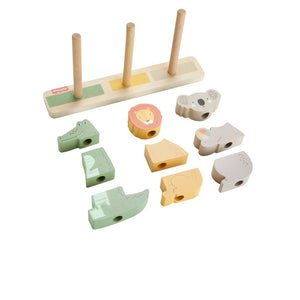 FISHER-PRICE WOOD STACK & SORT ANIMALS PINOAMISLELU