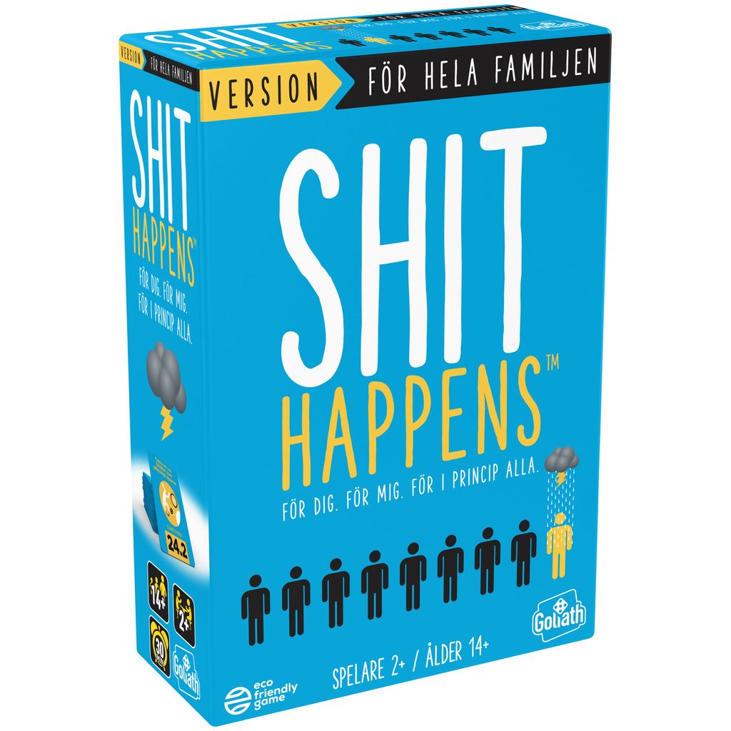 SHIT HAPPENS FAMILY GAME FAMILJESPEL - SVENSKA