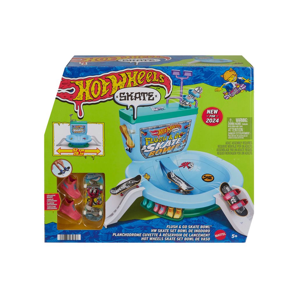 HOT WHEELS SKATE FLUSHING SKATE BOWL