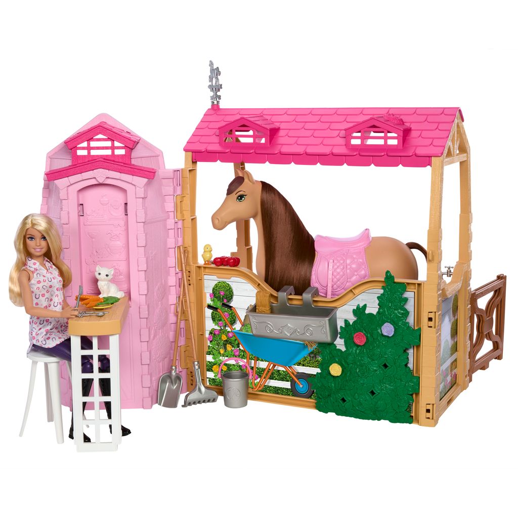 BARBIE ULTIMATE STABLE NUKKE & HEVONEN