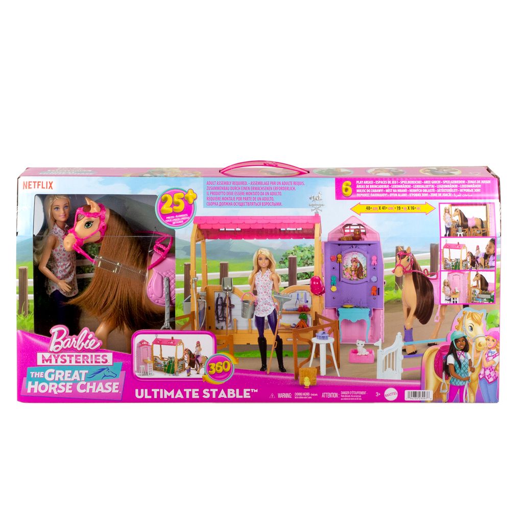 BARBIE ULTIMATE STABLE NUKKE & HEVONEN