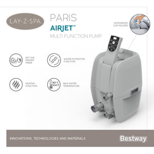 BESTWAY LAY-Z-SPA PARIS AIRJET ULKOPOREALLAS