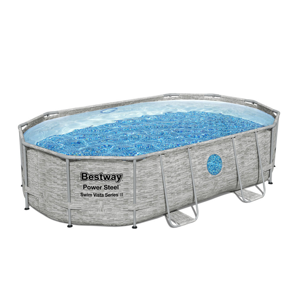 BESTWAY UIMA-ALLAS 488 X 305 X 107 CM POWER STEEL VISTA