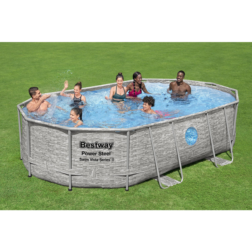 BESTWAY UIMA-ALLAS 488 X 305 X 107 CM POWER STEEL VISTA