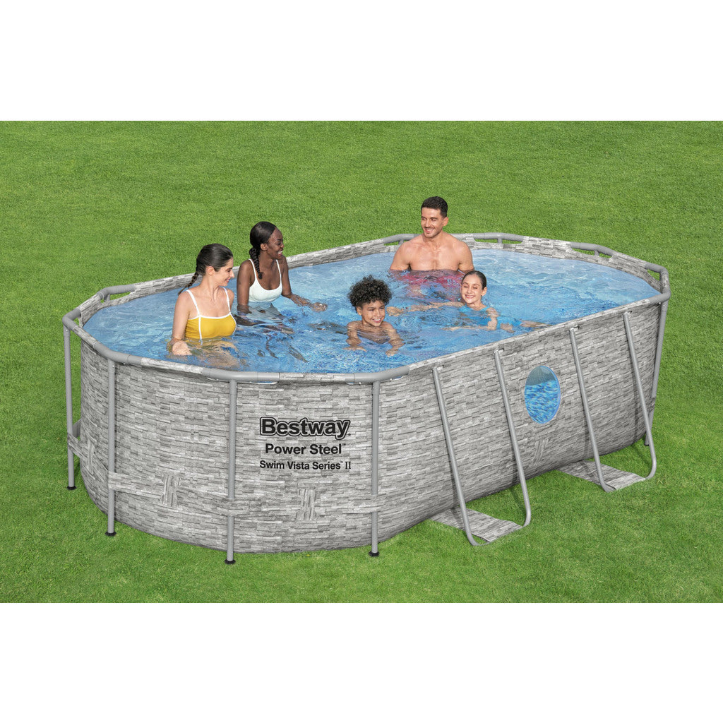 BESTWAY UIMA-ALLAS POWER STEEL VISTA 427 X 250 X 100 CM
