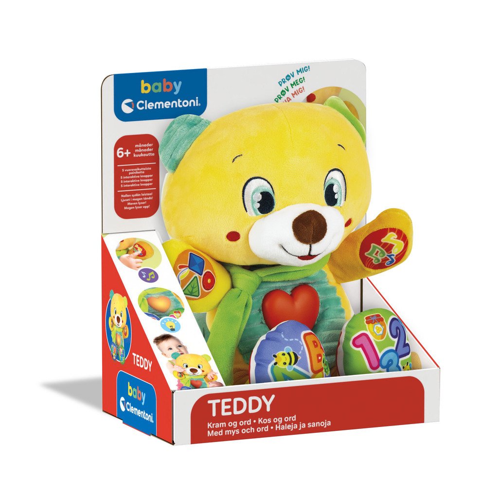 CLEMENTONI LELE PUHUVA TEDDY-NALLE