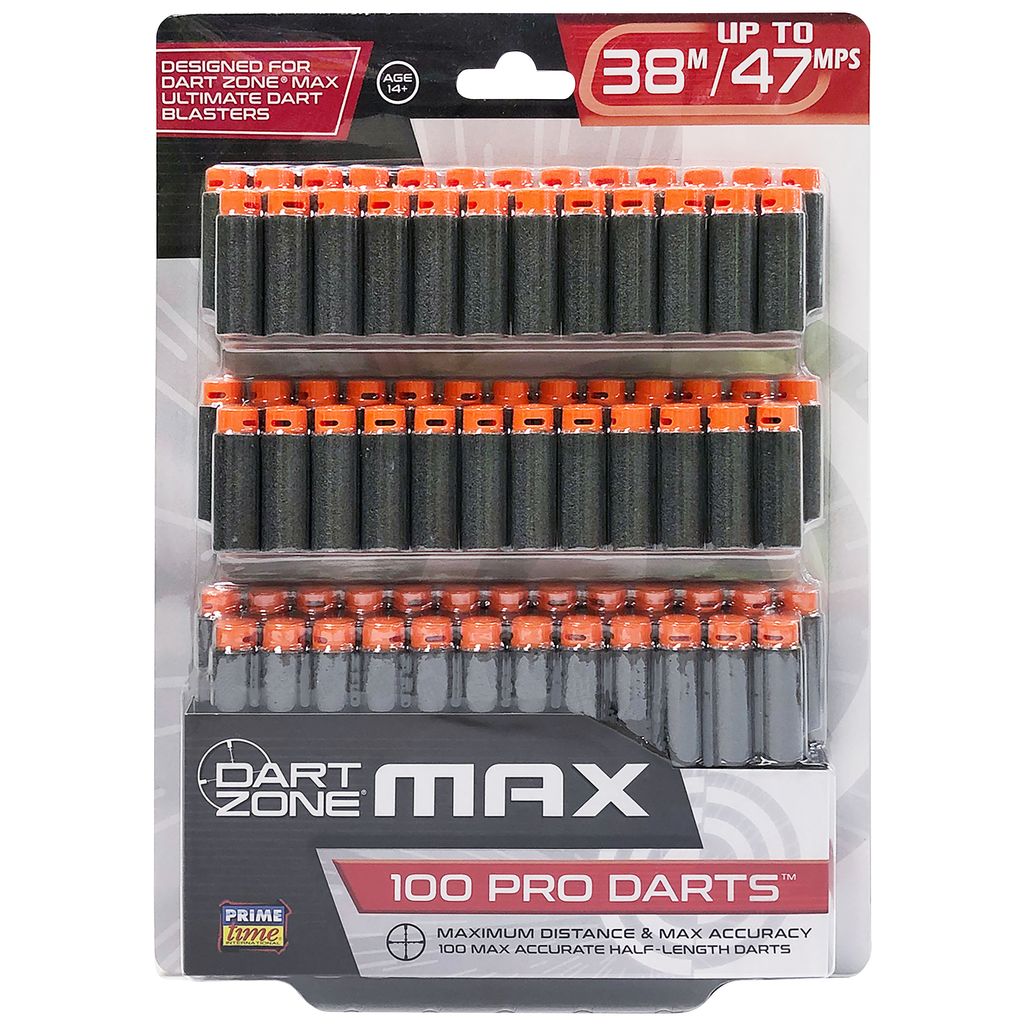 dart zone max darts 100 refill half length