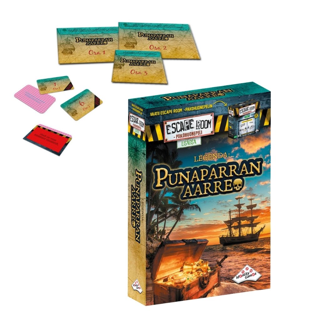 ESCAPE ROOM PAKOHUONE - PUNAPARRAN AARRE LISÄOSA