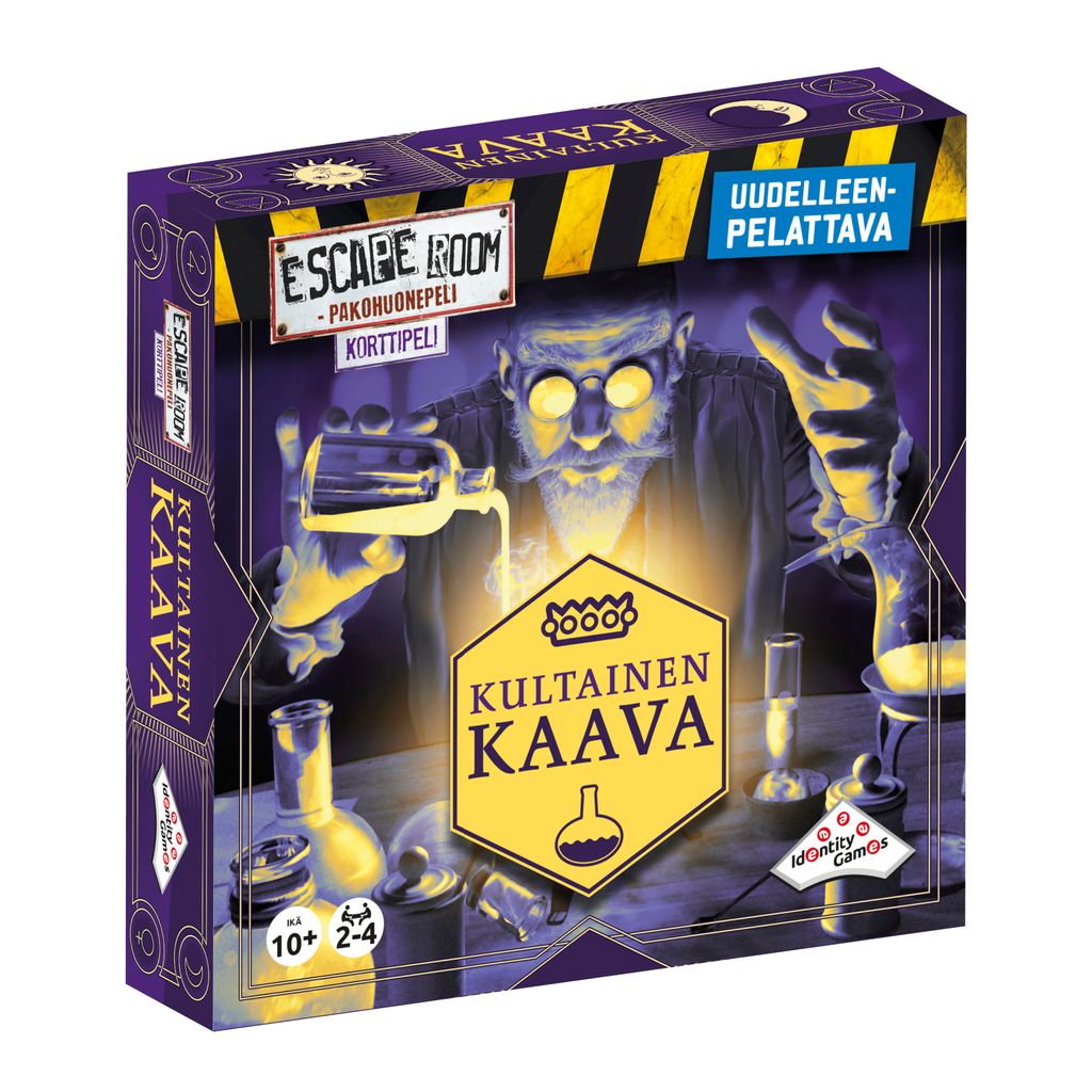 escape room kultainen seos -korttipeli