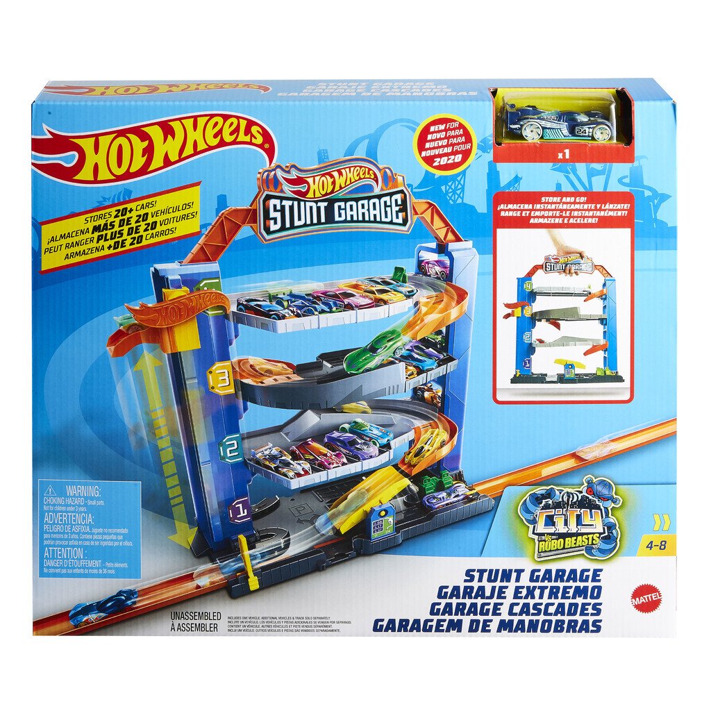 Hot Wheels Parkkitalo Stunt Garage Toybox verkkokauppa