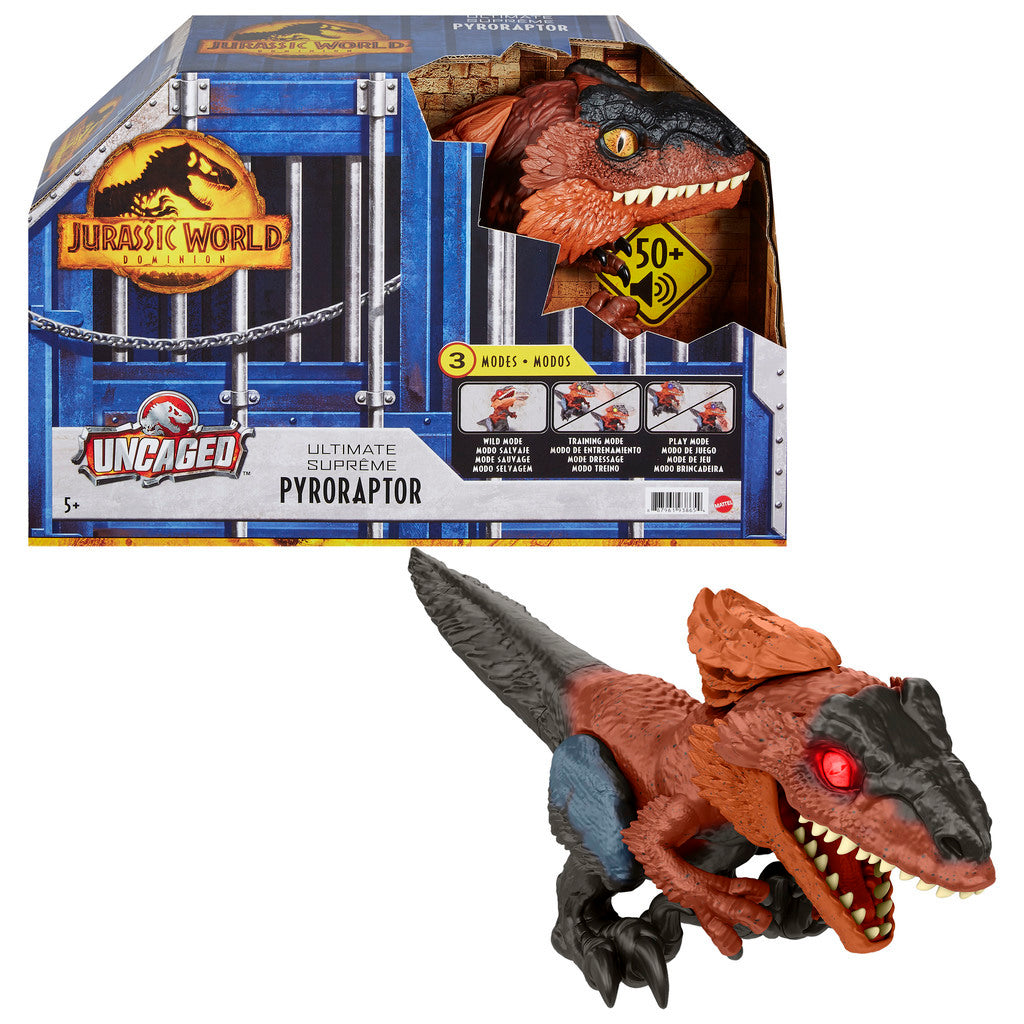 JURASSIC WORLD UNCAGED ULTIMATE FIRE DINO