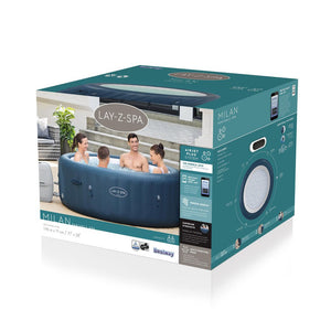 BESTWAY LAY-Z-SPA MILAN AIRJET PLUS ULKOPOREALLAS